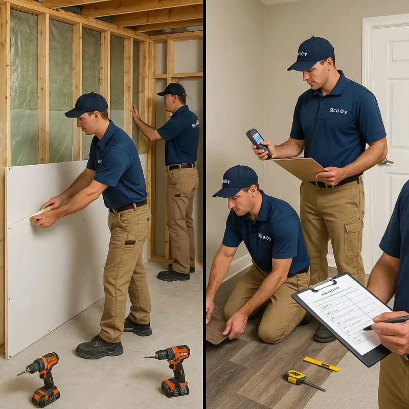 Repairs and Reconstruction process in Yorkshire, VA